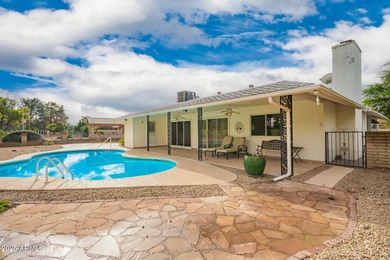 Welcome to your MAGNIFICENT pool home right on the golf course! on Union Hills Country Club in Arizona - for sale on GolfHomes.com, golf home, golf lot