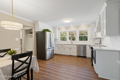 Elevated one-level living in this updated brick home on the golf on Wilson Country Club in North Carolina - for sale on GolfHomes.com, golf home, golf lot