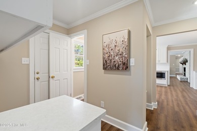 Elevated one-level living in this updated brick home on the golf on Wilson Country Club in North Carolina - for sale on GolfHomes.com, golf home, golf lot