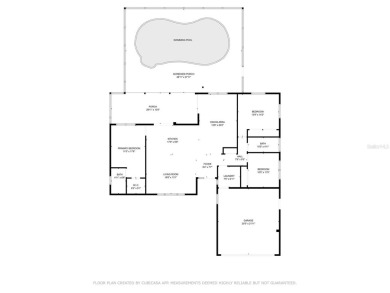 Beautifully renovated, this 3 bed, 2 bath home has over 1,600 on Countryside Country Club in Florida - for sale on GolfHomes.com, golf home, golf lot