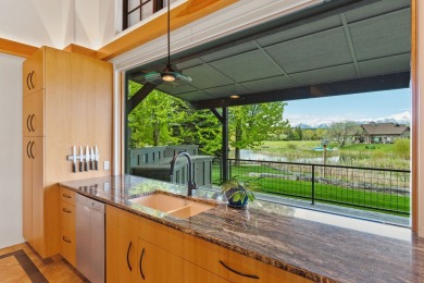 Experience waterfront luxury  mountain serenity in this on Eagle Bend Golf Course in Montana - for sale on GolfHomes.com, golf home, golf lot