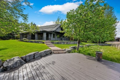 Experience waterfront luxury  mountain serenity in this on Eagle Bend Golf Course in Montana - for sale on GolfHomes.com, golf home, golf lot