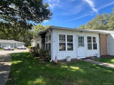 Great location. Corner unit Greenbriar Model with heated and on Leisure Village Golf Course in New York - for sale on GolfHomes.com, golf home, golf lot