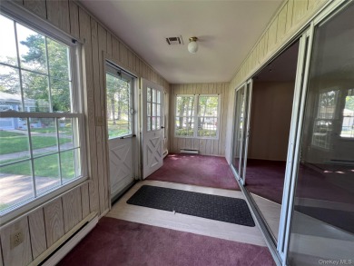 Great location. Corner unit Greenbriar Model with heated and on Leisure Village Golf Course in New York - for sale on GolfHomes.com, golf home, golf lot