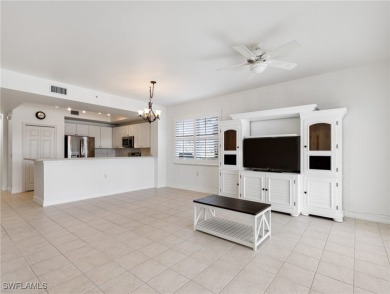 Nestled up to stunning waterfront and golf course views in the on Miromar Lakes Golf Club in Florida - for sale on GolfHomes.com, golf home, golf lot