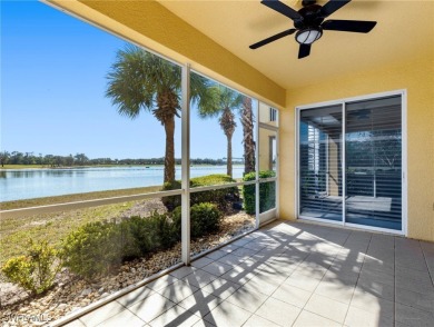 Nestled up to stunning waterfront and golf course views in the on Miromar Lakes Golf Club in Florida - for sale on GolfHomes.com, golf home, golf lot