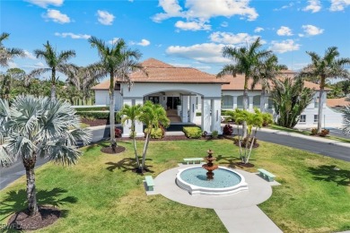 Welcome home to this beautiful and bright first-floor, corner on Spanish Wells Golf and Country Club in Florida - for sale on GolfHomes.com, golf home, golf lot
