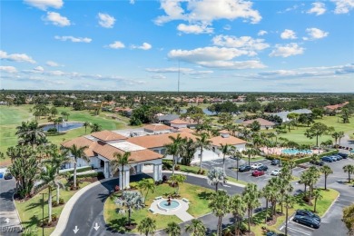 Welcome home to this beautiful and bright first-floor, corner on Spanish Wells Golf and Country Club in Florida - for sale on GolfHomes.com, golf home, golf lot