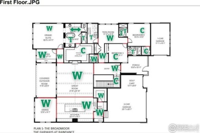 The Broadmoor Plan at The Fairways at RainDance by Trumark Homes on Raindance National Golf Course in Colorado - for sale on GolfHomes.com, golf home, golf lot