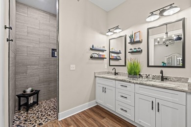 Set behind the gates of Cypress River Plantation, this modern on Heron Point Golf Club in South Carolina - for sale on GolfHomes.com, golf home, golf lot