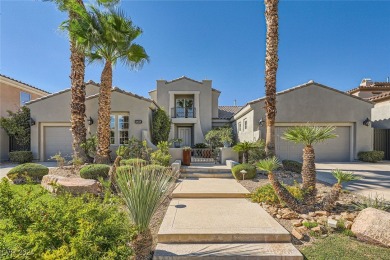 Step into the dramatic vaulted ceilings w/rotunda entryway & on Red Rock Country Club in Nevada - for sale on GolfHomes.com, golf home, golf lot