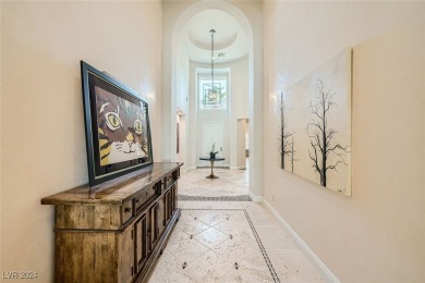 Step into the dramatic vaulted ceilings w/rotunda entryway & on Red Rock Country Club in Nevada - for sale on GolfHomes.com, golf home, golf lot