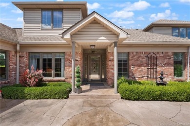 Easy living.  5600+ SF.  Gate lock security - control by phone on  in Indiana - for sale on GolfHomes.com, golf home, golf lot