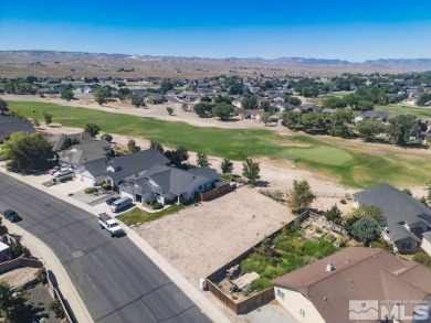 This lot backs a green on Desert Lakes Golf Course.  All on The Golf Club of Fernley in Nevada - for sale on GolfHomes.com, golf home, golf lot