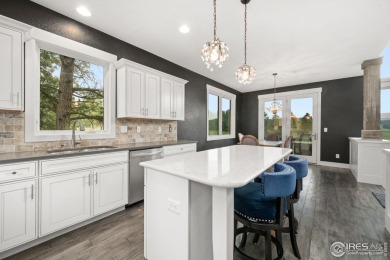 Welcome to this stunning mountain retreat nestled on the 17th on Fox Acres Country Club in Colorado - for sale on GolfHomes.com, golf home, golf lot