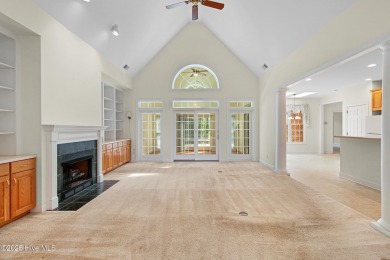 This stately brick home in Brandywine Bay enjoys a prime setting on Brandywine Bay Golf Club in North Carolina - for sale on GolfHomes.com, golf home, golf lot