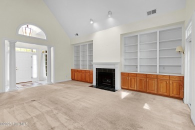 This stately brick home in Brandywine Bay enjoys a prime setting on Brandywine Bay Golf Club in North Carolina - for sale on GolfHomes.com, golf home, golf lot