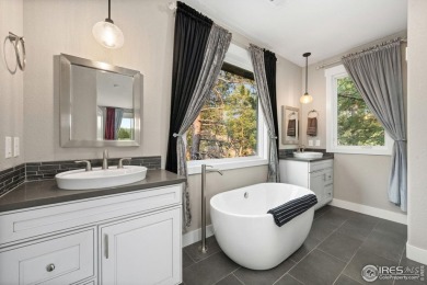 Welcome to this stunning mountain retreat nestled on the 17th on Fox Acres Country Club in Colorado - for sale on GolfHomes.com, golf home, golf lot