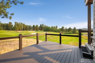 Welcome to this stunning mountain retreat nestled on the 17th on Fox Acres Country Club in Colorado - for sale on GolfHomes.com, golf home, golf lot