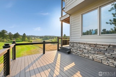 Welcome to this stunning mountain retreat nestled on the 17th on Fox Acres Country Club in Colorado - for sale on GolfHomes.com, golf home, golf lot