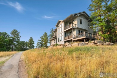 Welcome to this stunning mountain retreat nestled on the 17th on Fox Acres Country Club in Colorado - for sale on GolfHomes.com, golf home, golf lot