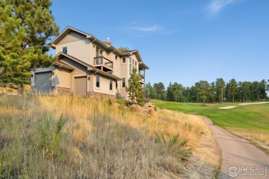 Welcome to this stunning mountain retreat nestled on the 17th on Fox Acres Country Club in Colorado - for sale on GolfHomes.com, golf home, golf lot