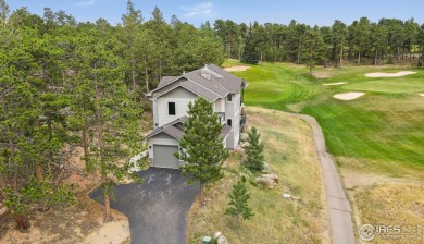 Welcome to this stunning mountain retreat nestled on the 17th on Fox Acres Country Club in Colorado - for sale on GolfHomes.com, golf home, golf lot