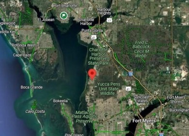 Spacious Waterfront Lot with City Utilities in the sought-after on Burnt Store Golf Club in Florida - for sale on GolfHomes.com, golf home, golf lot