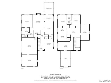 Nestled in the highly coveted Brickshire community, 5530 Tyshire on Brickshire Golf Club in Virginia - for sale on GolfHomes.com, golf home, golf lot