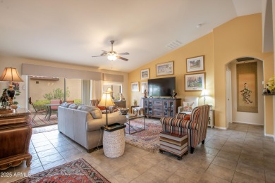 This move-in-ready residence, FULLY RENOVATED IN 2023, boasts a on Tuscany Falls At Pebble Creek in Arizona - for sale on GolfHomes.com, golf home, golf lot