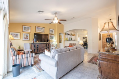 This move-in-ready residence, FULLY RENOVATED IN 2023, boasts a on Tuscany Falls At Pebble Creek in Arizona - for sale on GolfHomes.com, golf home, golf lot