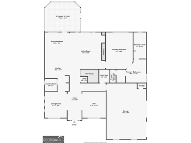 Master on the main in beautiful Woodlake neighborhood!  This on Bear Creek Golf Club Inc in Georgia - for sale on GolfHomes.com, golf home, golf lot