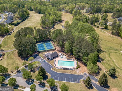Master on the main in beautiful Woodlake neighborhood with 2,802 on Bear Creek Golf Club Inc in Georgia - for sale on GolfHomes.com, golf home, golf lot