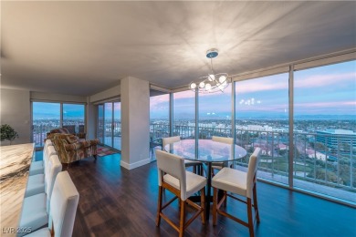 Welcome to a thoughtfully refined private corner unit, situated on Las Vegas Country Club in Nevada - for sale on GolfHomes.com, golf home, golf lot