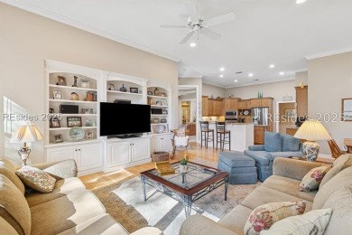 Meticulously maintained, single level, golf view (#6 & #7 North on Moss Creek Golf Club in South Carolina - for sale on GolfHomes.com, golf home, golf lot