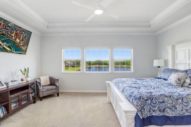 Enjoy stunning sunset views over a serene pond from the comfort on Cheval Golf and Country Club in Florida - for sale on GolfHomes.com, golf home, golf lot