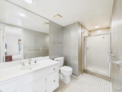 Spacious 2,028 sq ft Spanish Mediterranean-style townhome on Desert Hawk At Pueblo West in Colorado - for sale on GolfHomes.com, golf home, golf lot