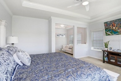 Enjoy stunning sunset views over a serene pond from the comfort on Cheval Golf and Country Club in Florida - for sale on GolfHomes.com, golf home, golf lot