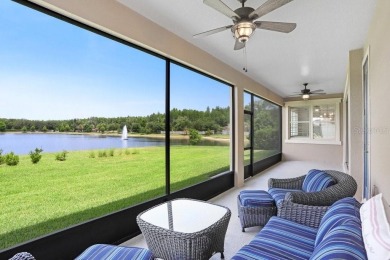 Enjoy stunning sunset views over a serene pond from the comfort on Cheval Golf and Country Club in Florida - for sale on GolfHomes.com, golf home, golf lot