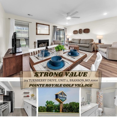 Gorgeous, bright, and freshly remodeled, this clean unit in the on Pointe Royale Village Country Club in Missouri - for sale on GolfHomes.com, golf home, golf lot