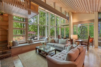 Discover a bright and airy home in Wildcat Cliffs Country Club on Wildcat Cliffs Country Club in North Carolina - for sale on GolfHomes.com, golf home, golf lot