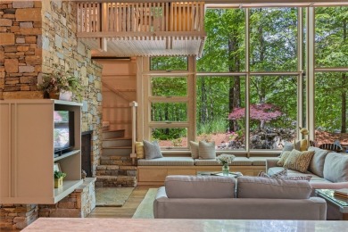 Discover a bright and airy home in Wildcat Cliffs Country Club on Wildcat Cliffs Country Club in North Carolina - for sale on GolfHomes.com, golf home, golf lot