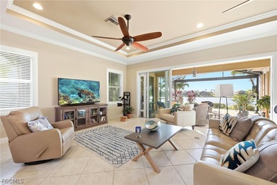 Stunning lakefront home in the desirable Materita neighborhood on Pelican Preserve Golf Club in Florida - for sale on GolfHomes.com, golf home, golf lot