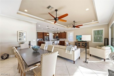 Stunning lakefront home in the desirable Materita neighborhood on Pelican Preserve Golf Club in Florida - for sale on GolfHomes.com, golf home, golf lot