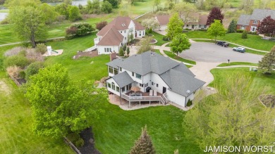 Overlooking the serene 2nd hole at the prestigious Railside Golf on Railside Golf Club in Michigan - for sale on GolfHomes.com, golf home, golf lot
