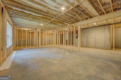 The Rachel Plan with unfinished basement -  (Photos are of a on Turtle Cove Golf Course in Georgia - for sale on GolfHomes.com, golf home, golf lot