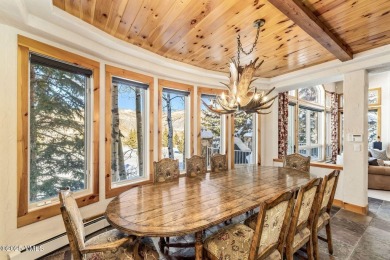 The delightful mountain residence in Beaver Creek, Colorado, is on Beaver Creek Golf Club in Colorado - for sale on GolfHomes.com, golf home, golf lot