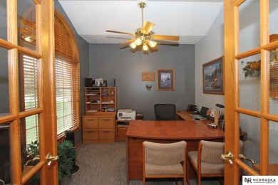 Beautiful all-brick ranch by Kinning Sydow featuring 4 bedrooms on Woodland Hills Golf Course in Nebraska - for sale on GolfHomes.com, golf home, golf lot