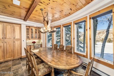 The delightful mountain residence in Beaver Creek, Colorado, is on Beaver Creek Golf Club in Colorado - for sale on GolfHomes.com, golf home, golf lot