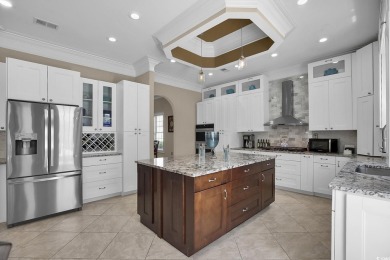 Welcome to 837 Bluffview Dr., a sprawling Mediterranean-inspired on Myrtlewood Golf Course and Club  in South Carolina - for sale on GolfHomes.com, golf home, golf lot